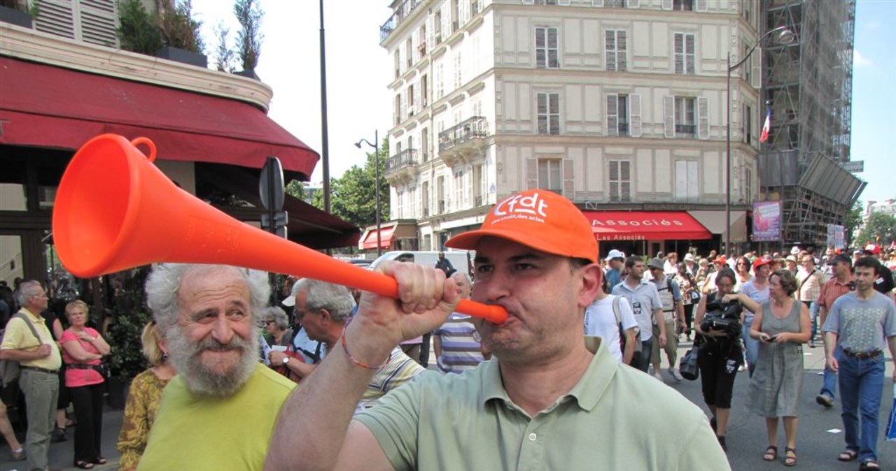 Związkowcy na ulicach francuskich miast