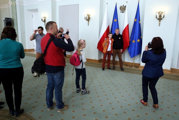 Zwiedzanie Pałacu Prezydenckiego /Tomasz Gzell /PAP