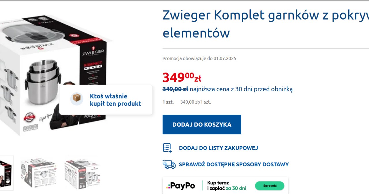 Zwieger, Tefal, Gerlach i MG Home w promocji! 20% taniej na najlepsze garnki i patelnie! /Carrefour Polska /INTERIA.PL