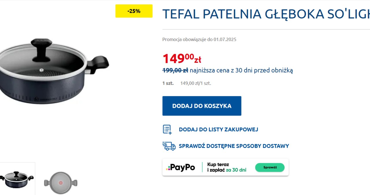 Zwieger, Tefal, Gerlach i MG Home w promocji! 20% taniej na najlepsze garnki i patelnie! /Carrefour Polska /INTERIA.PL