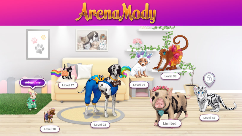 Zwierzęta gry Click.pl Arena Mody /Click.pl