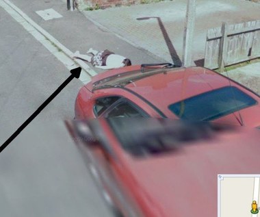 "Zwłoki" w Google Street View