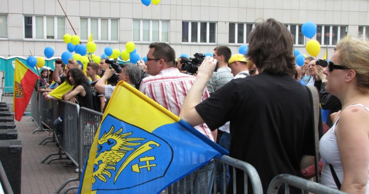Zwolennicy autonomii Śląska przeszli ulicami Katowic