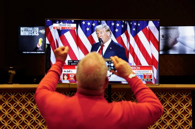 Zwolennicy Donalda Trumpa w Nevadzie triumfują /CAROLINE BREHMAN /PAP/EPA