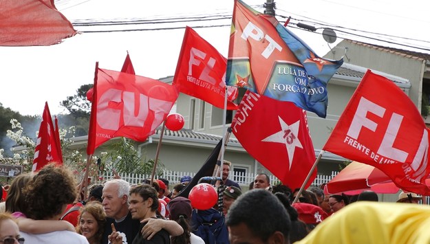 Zwolennicy Luli w Kurytybie /HEDESON ALVES /PAP