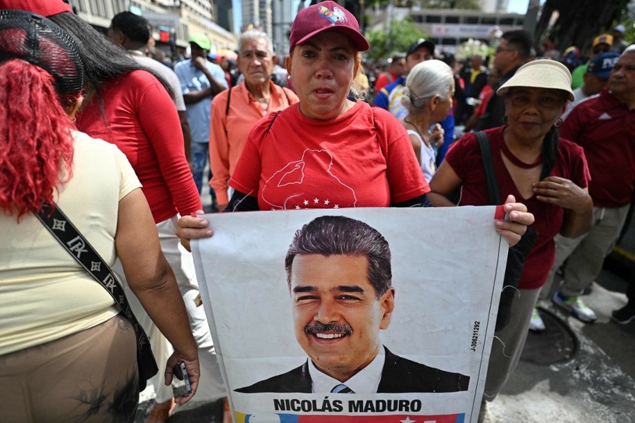 Zwolennicy Nicolasa Maduro /JUAN BARRETO/AFP/East News /East News