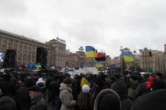Zwolennicy UE na Majdanie. Jest ich coraz więcej