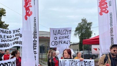 Zwolnienia grupowe w mikołowskim zakładzie. Związkowcy protestowali