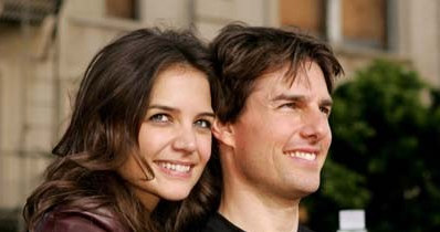 Zwycięscy Katie Holmes i Tom Cruise /AFP