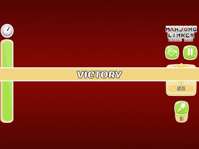Zwycięstwo gry online za darmo Mahjong Linker Kyodai Game /Click.pl