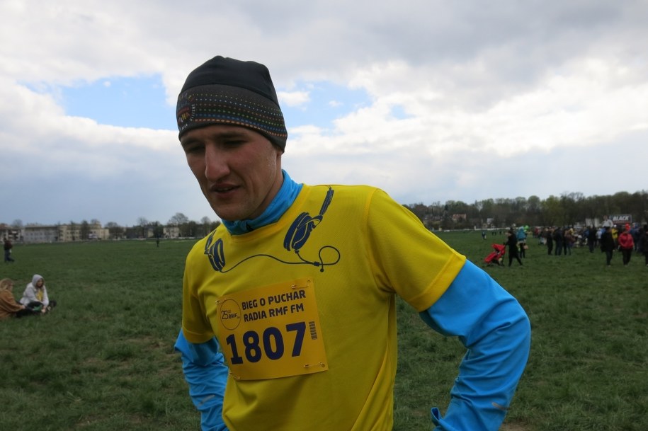 Zwycięzca Biegu o Puchar Radia RMF FM Szymon Kulka /Józef Polewka /RMF FM