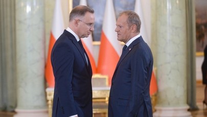 "Zwykłe tupanie nóżką". Mocna riposta Dudy na wpis Tuska ws. protestów wyborczych