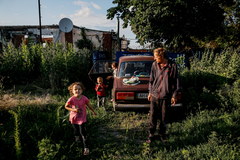 Życie w ukraińskiej wsi Dowheńke 
