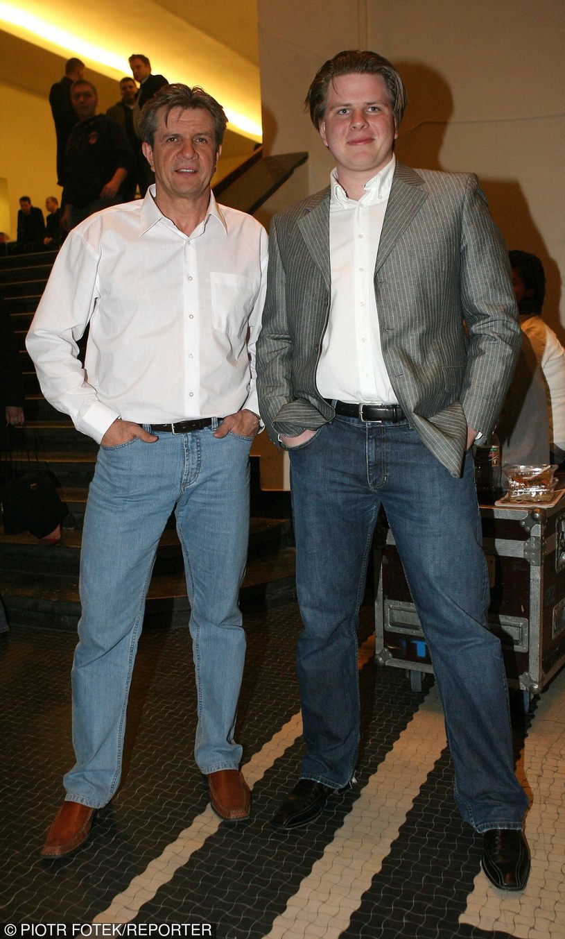 Zygmunt Chajzer z synem /Piotr Fotek /Reporter