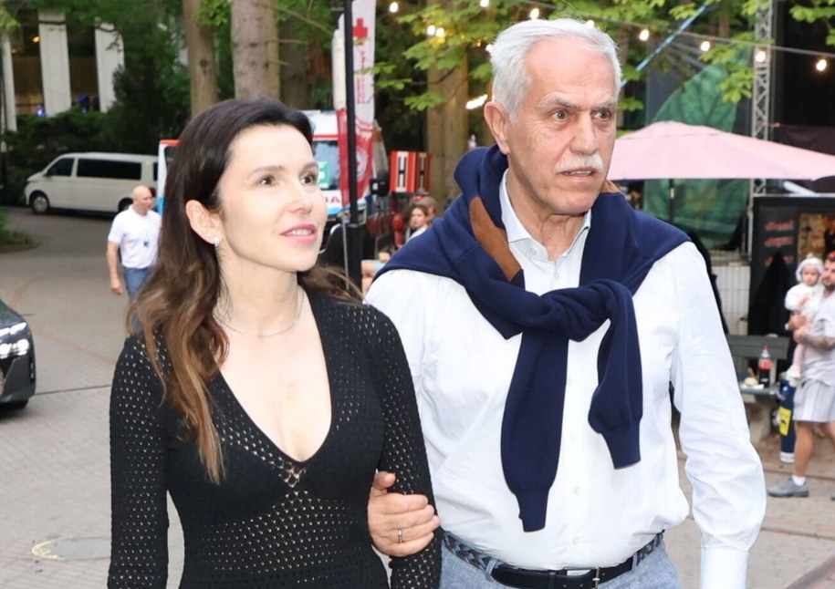 Zygmunt Solorz-Żak z trzecią żoną Justyną Kulką /FOTON/PAP /PAP