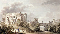 Zygmunt Vogel, Widok zamku w Ossolinie, 1794 /Encyklopedia Internautica