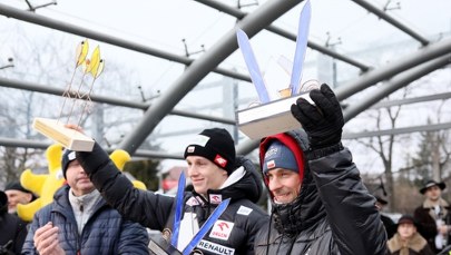 Żyła i Wąsek w Ustroniu. Kibice powitali skoczków