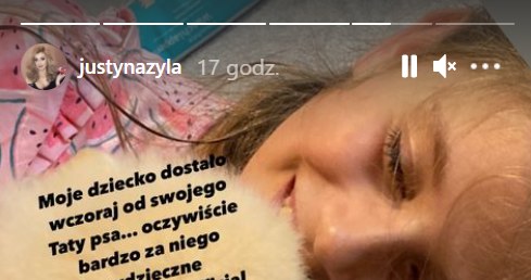 Żyła odpowiada na atak Ziętek, https://www.instagram.com/justynazyla/ /Instagram