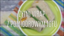 Żytni wrap z pomidorowym tofu