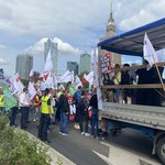 "Żywności będzie coraz mniej". Protest AgroUnii w Warszawie 